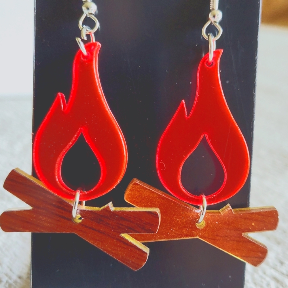 Campfire 🔥 earrings